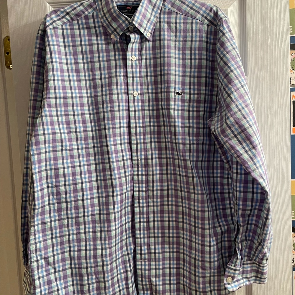 Men’s Vineyard Vines L/S Slim Fit Tucker Shirt